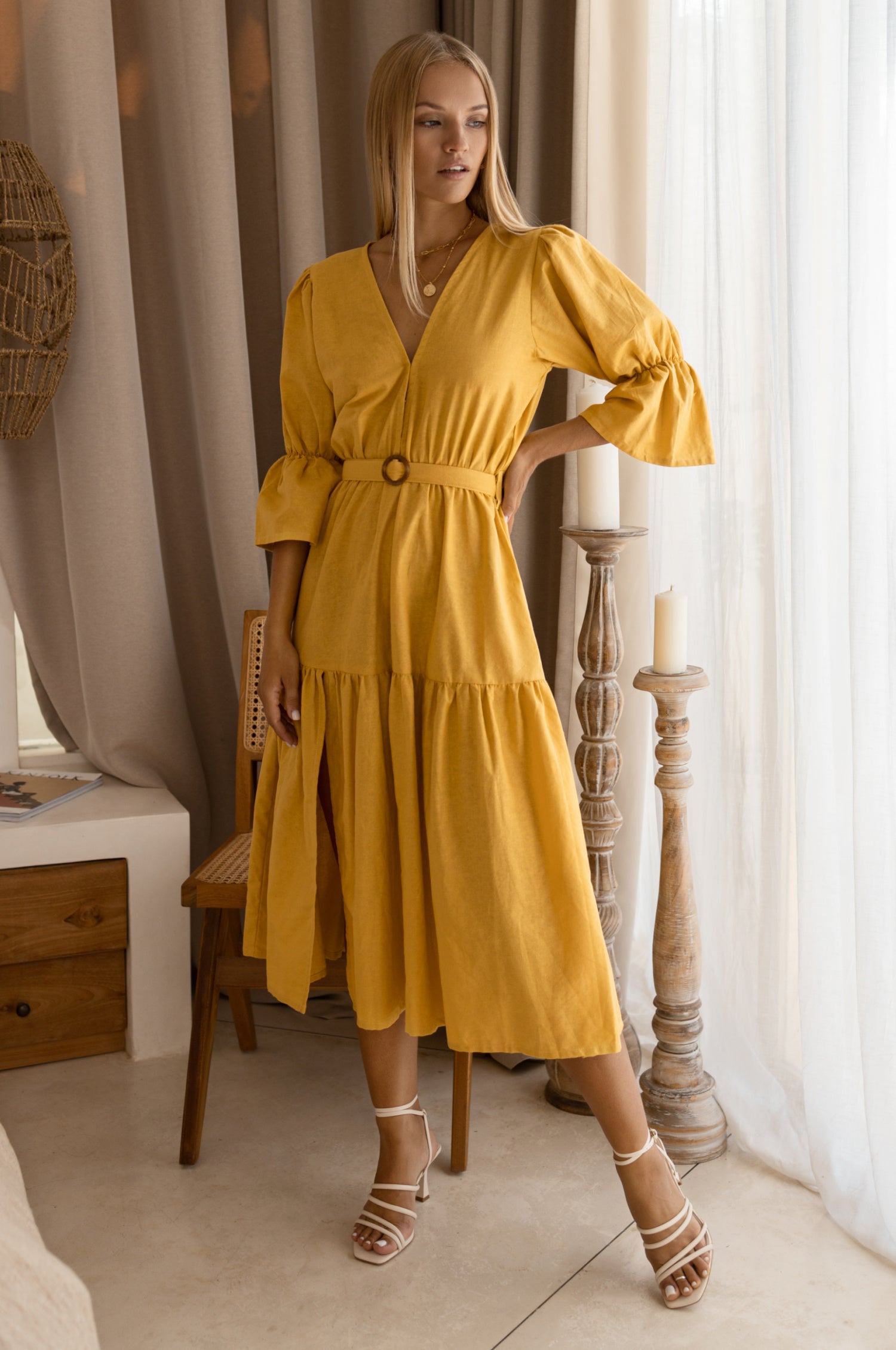 Peony Midi Dress (Sale)-3