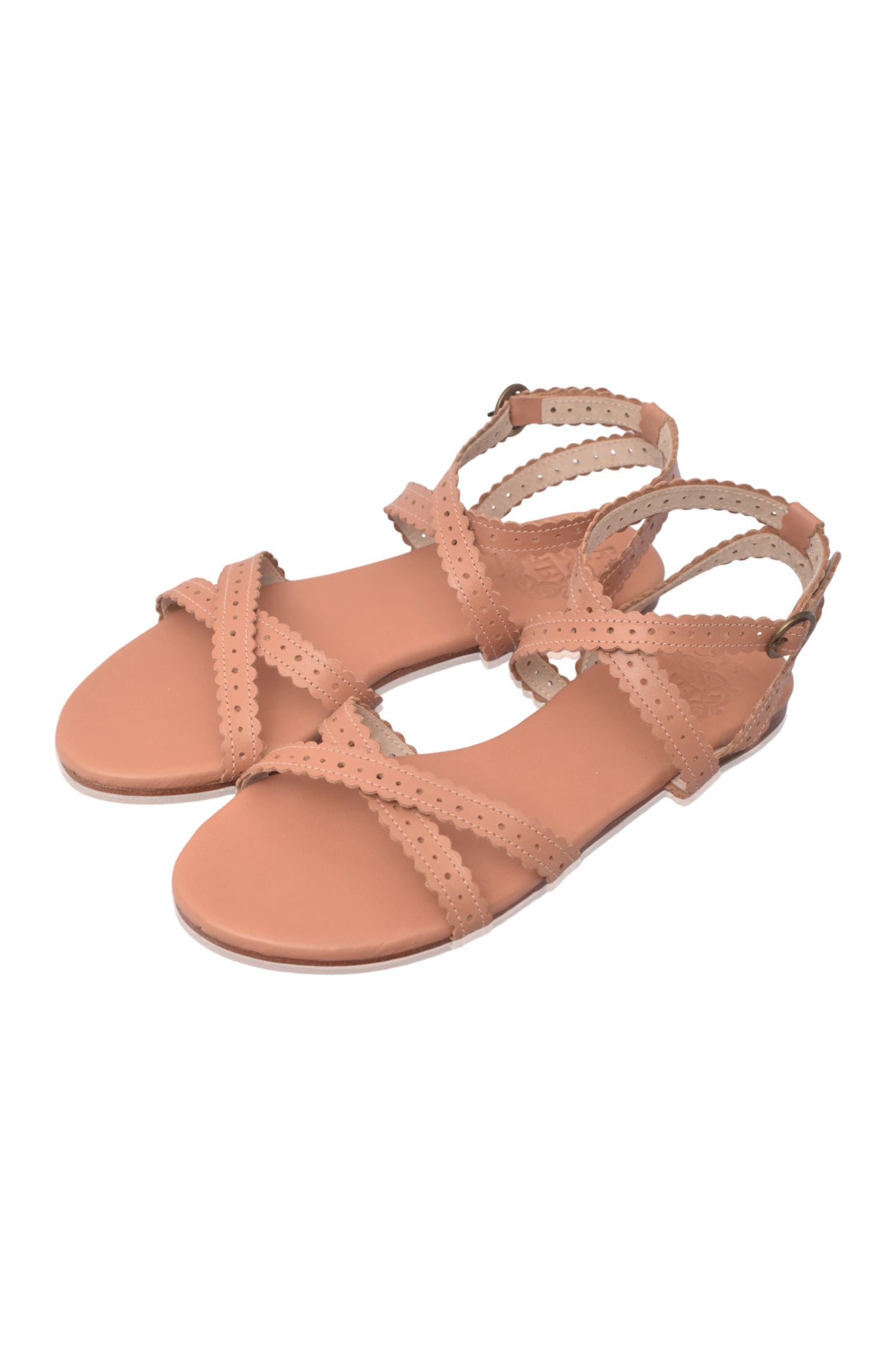 Playa Strappy Leather Sandals-3