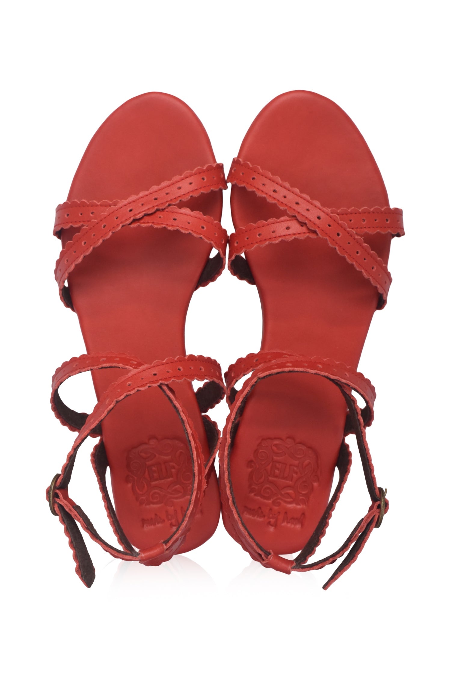Playa Strappy Leather Sandals-3