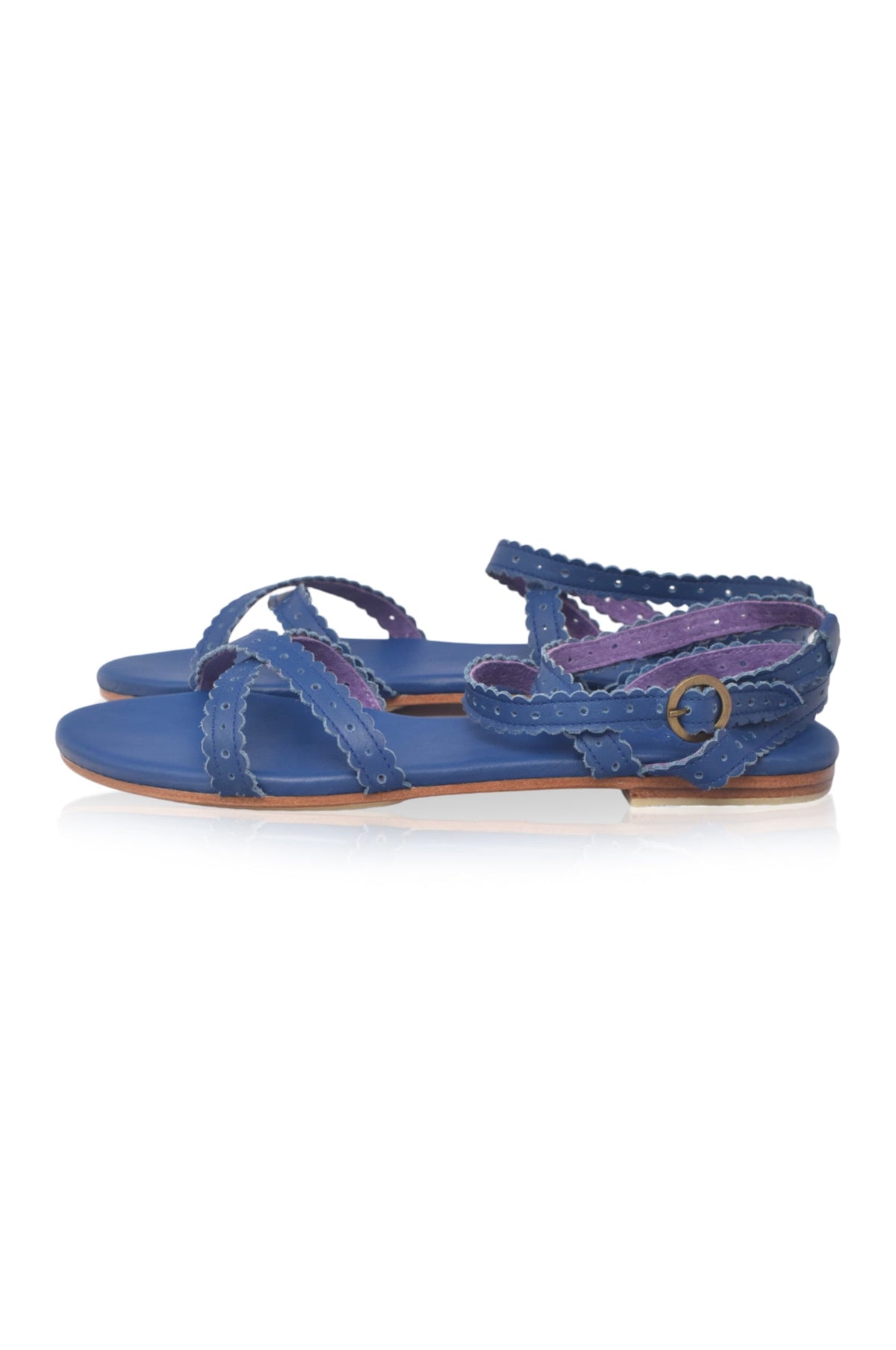 Playa Strappy Leather Sandals-2