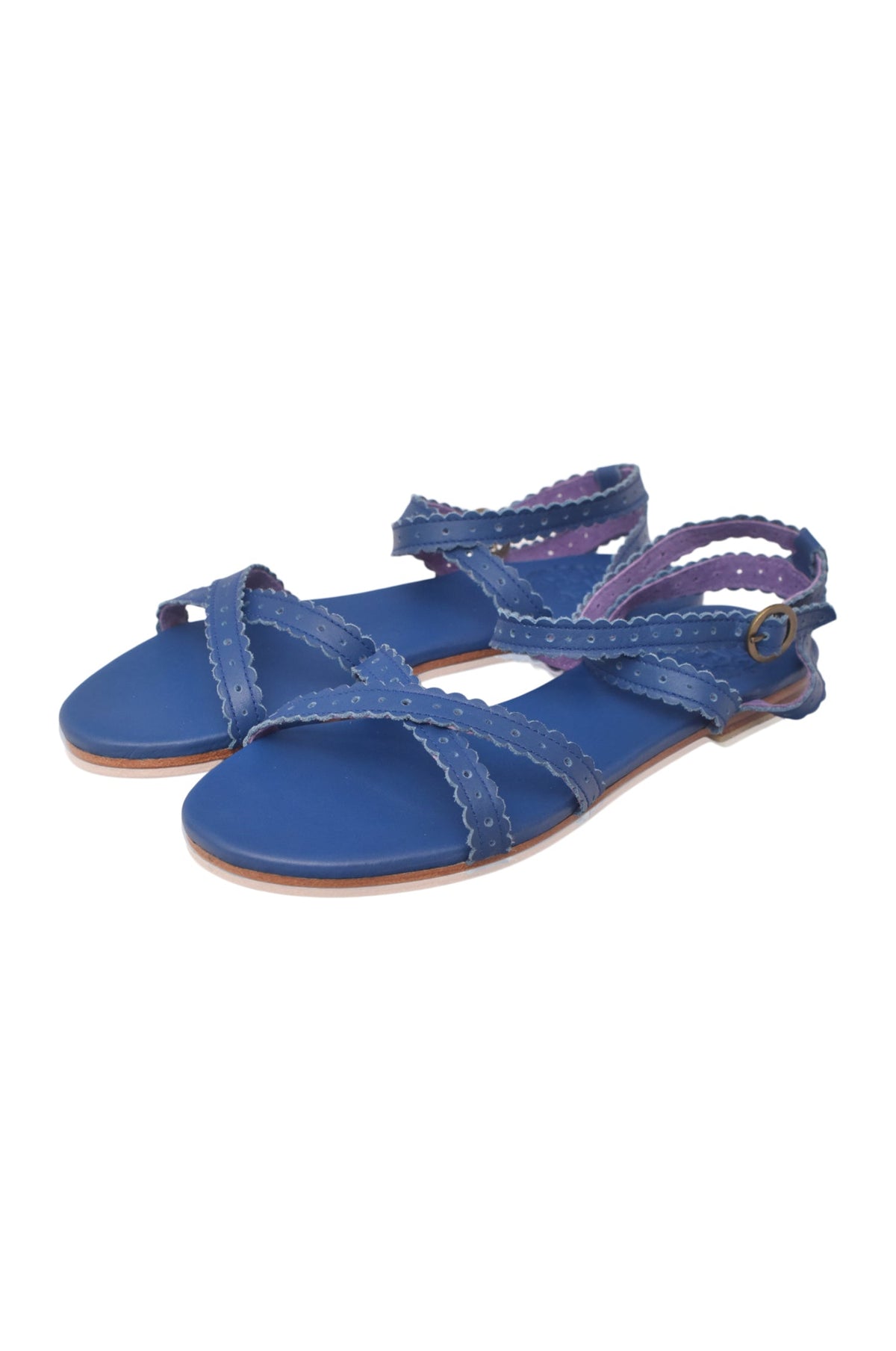 Playa Strappy Leather Sandals-6