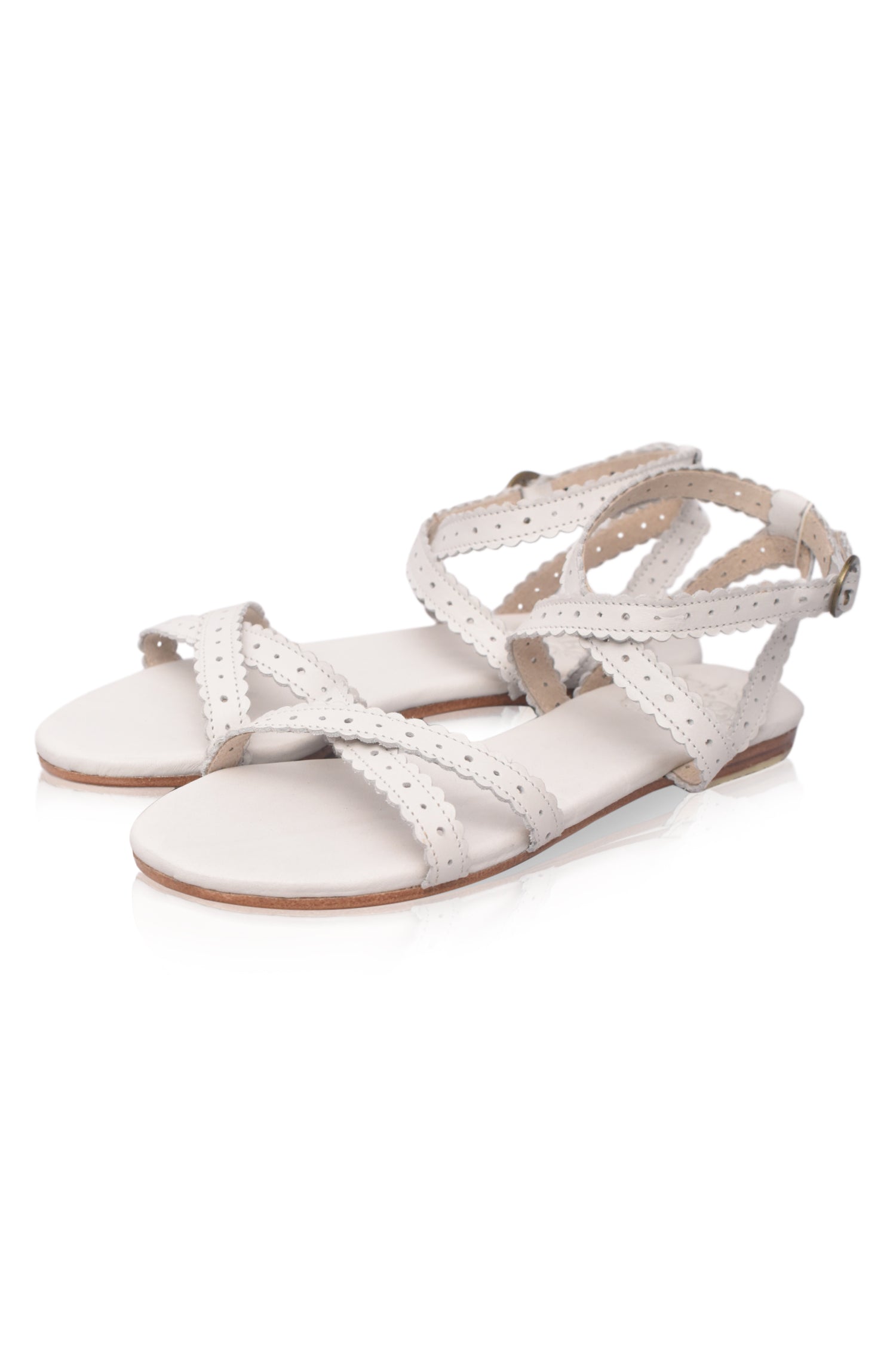 Playa Strappy Leather Sandals-8