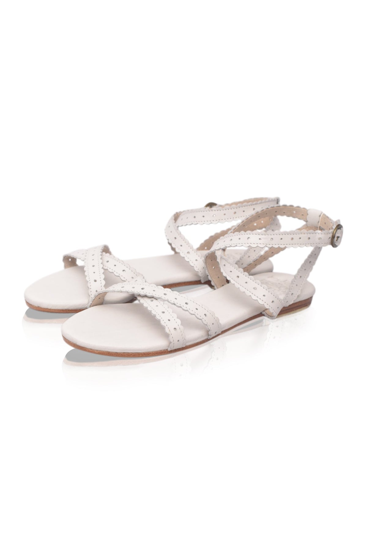 Playa Strappy Leather Sandals-4