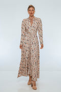 Poeme Long Sleeve Maxi Dress-3