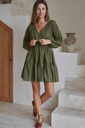 Positano Linen Mini Dress (Sale)-0