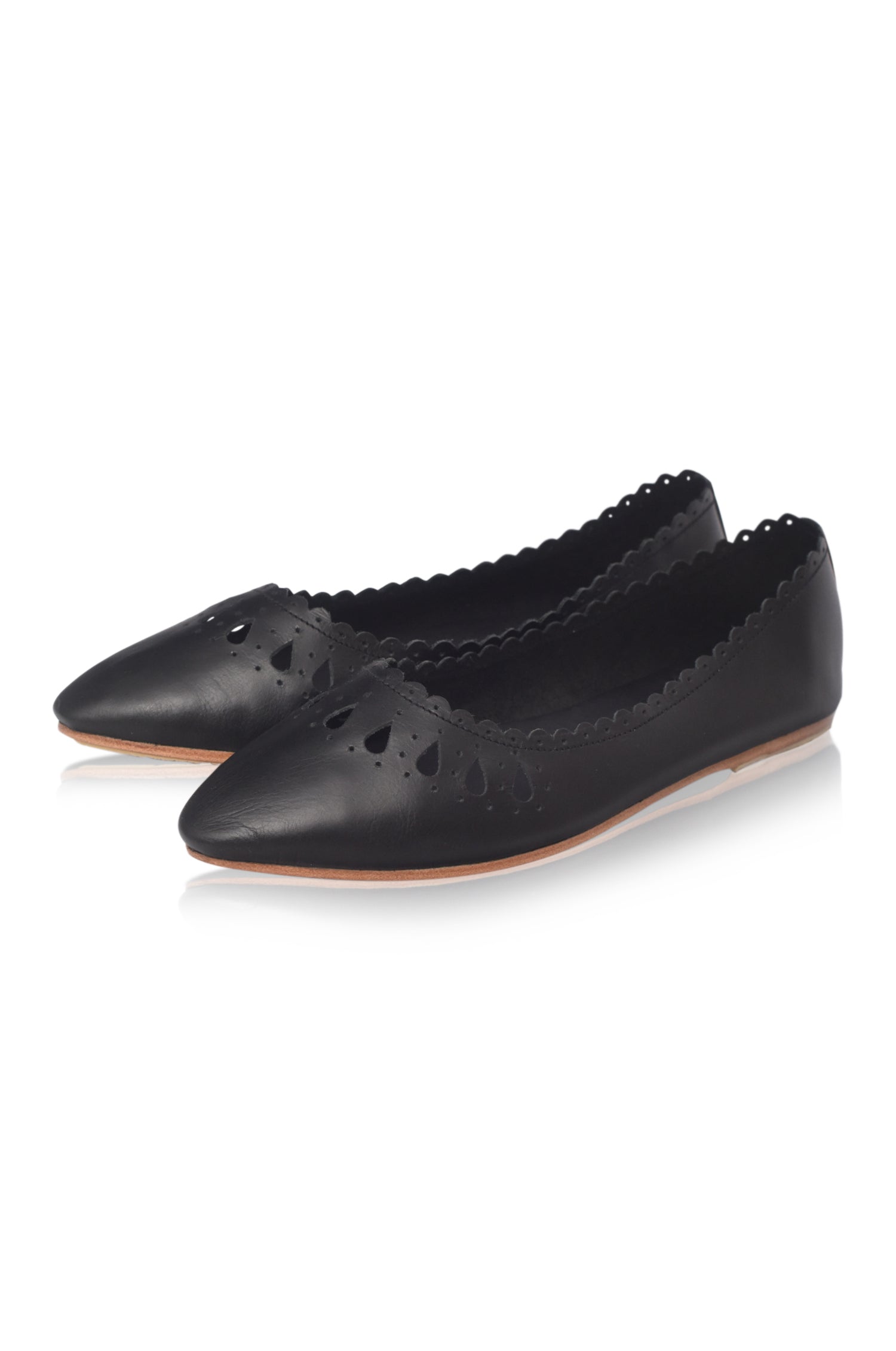 Pura Vida Cut-Out Leather Flats-6