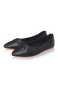 Pura Vida Cut-Out Leather Flats-1