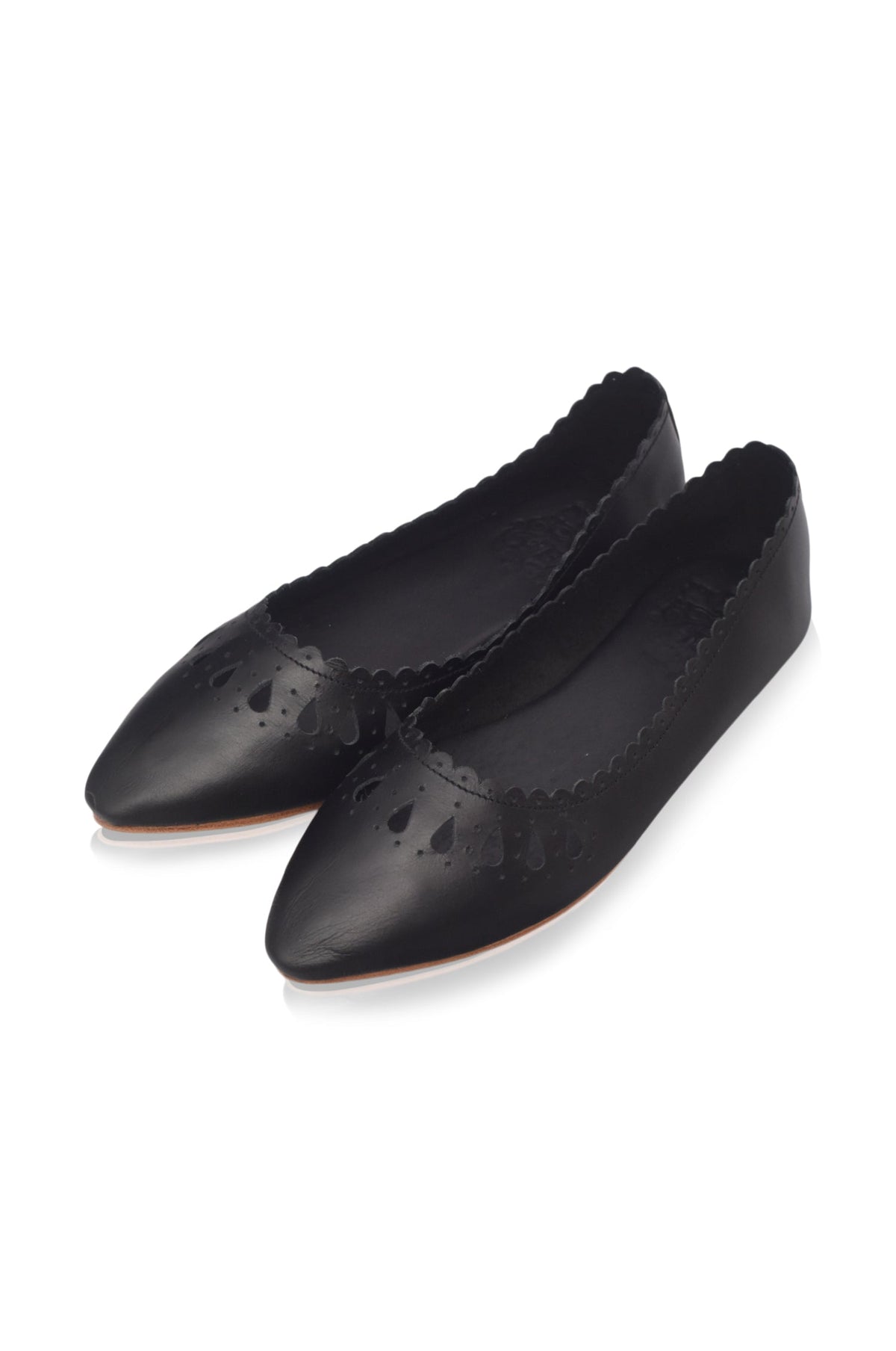 Pura Vida Cut-Out Leather Flats-3