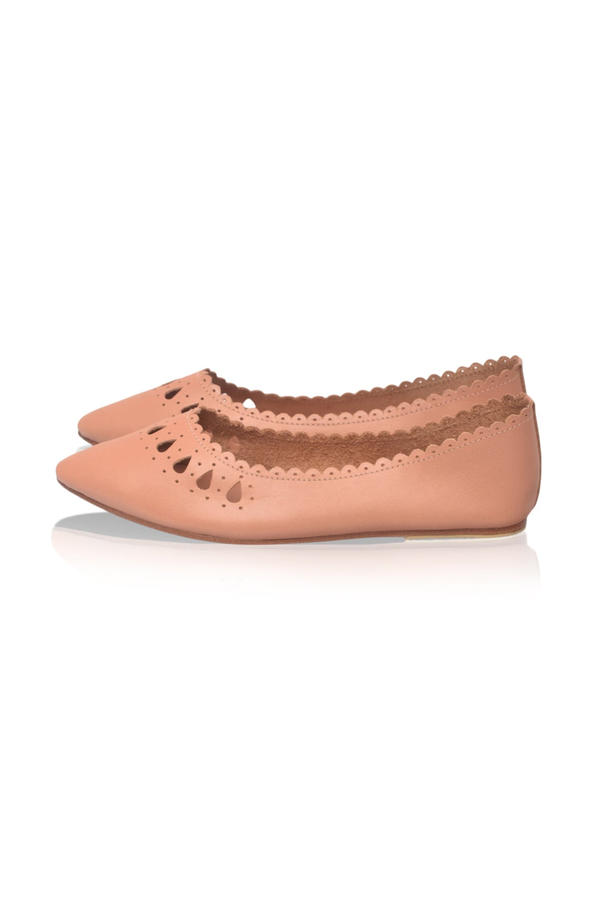 Pura Vida Cut-Out Leather Flats-4