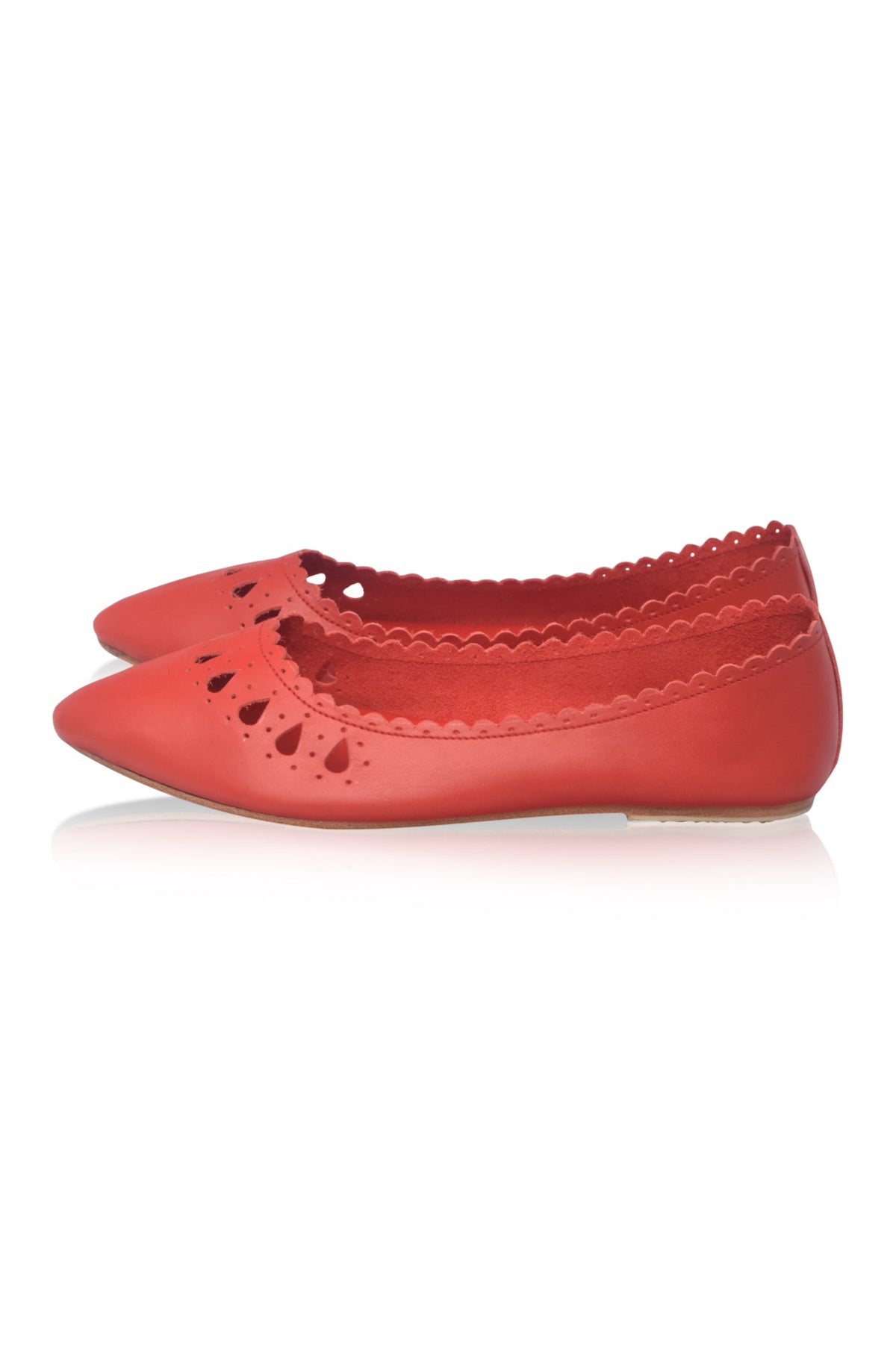Pura Vida Cut-Out Leather Flats-2