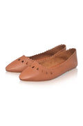 Pura Vida Cut-Out Leather Flats-1