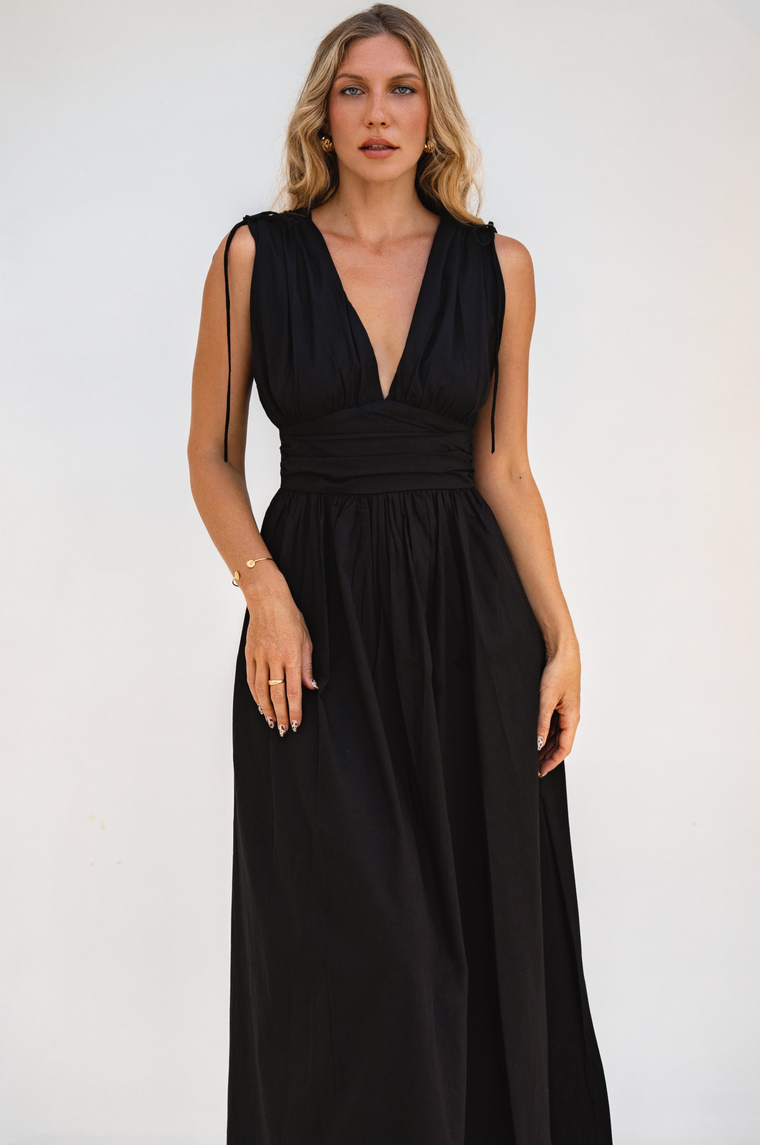 Rafina Goddess Cotton Maxi Dress-1