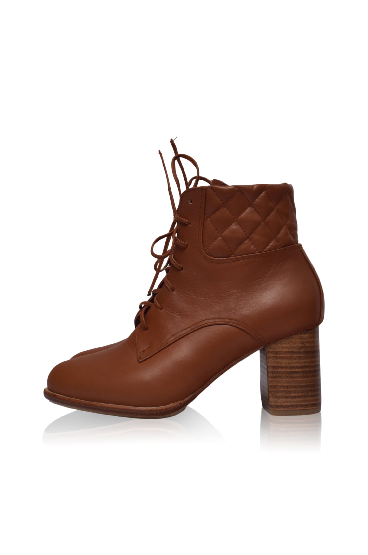 Rising Mara Leather Heel Booties-2