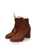 Rising Mara Leather Heel Booties-1
