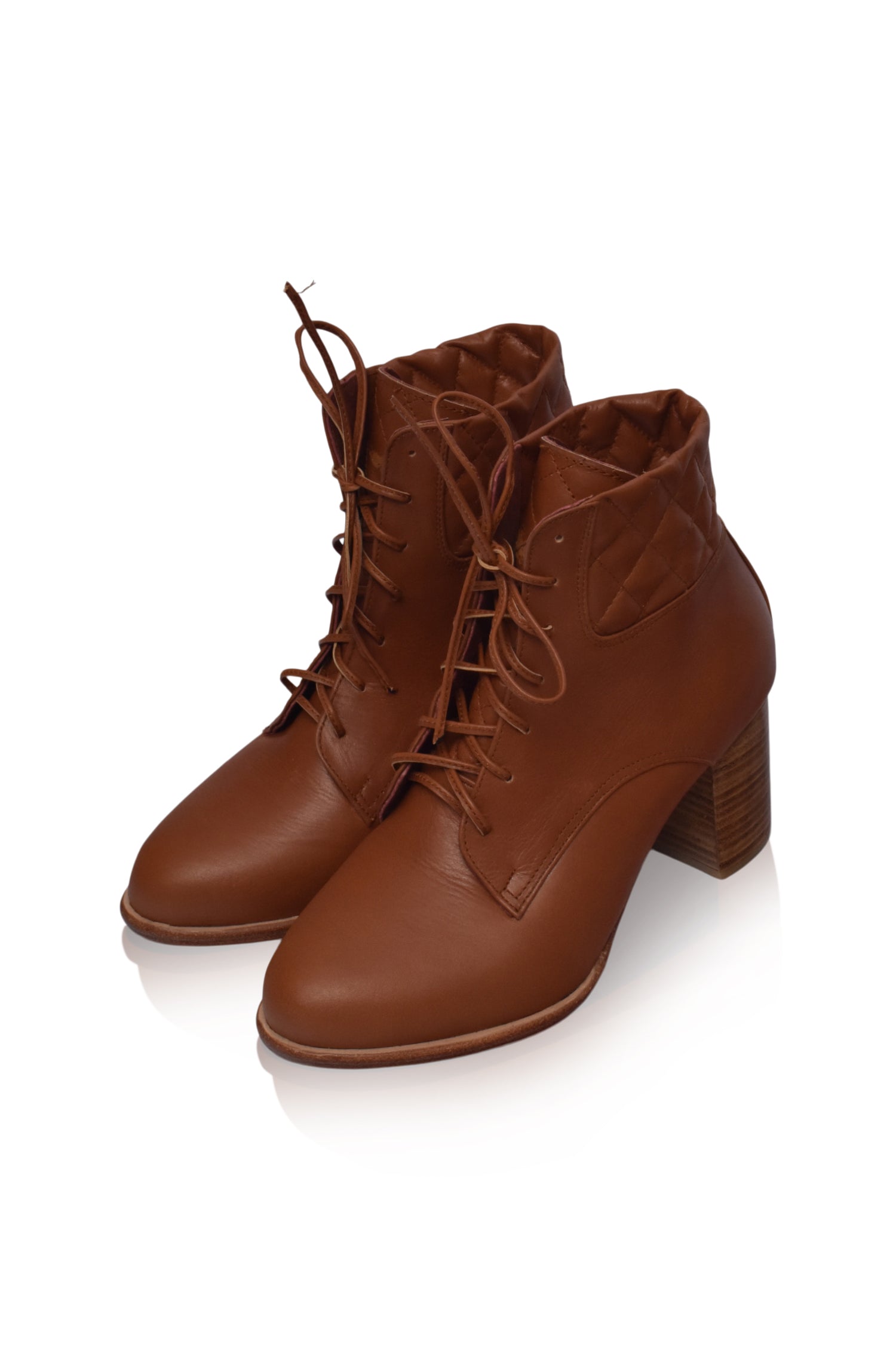 Rising Mara Leather Heel Booties-3