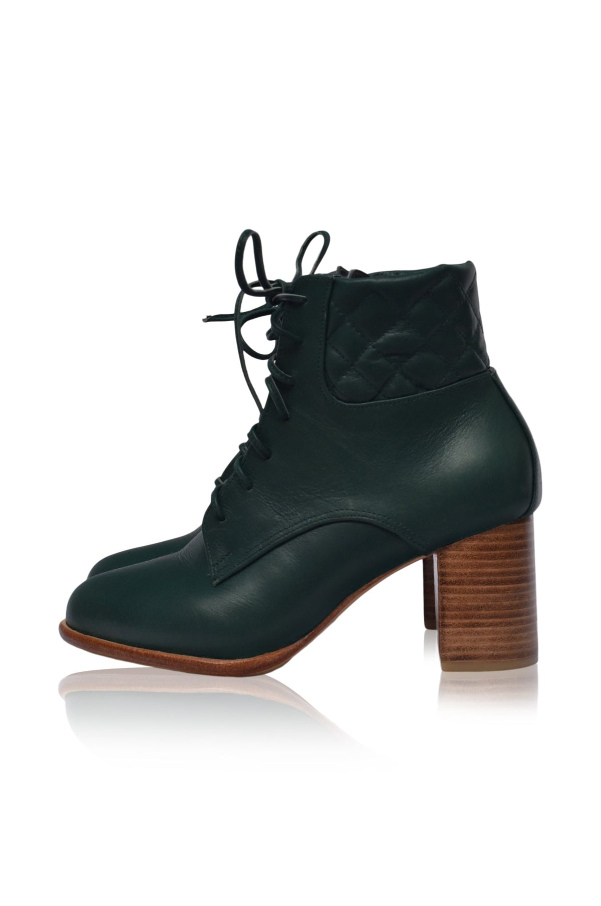 Rising Mara Leather Heel Booties-1