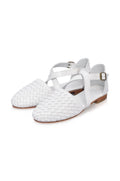 Riviera Woven Leather Flats-2
