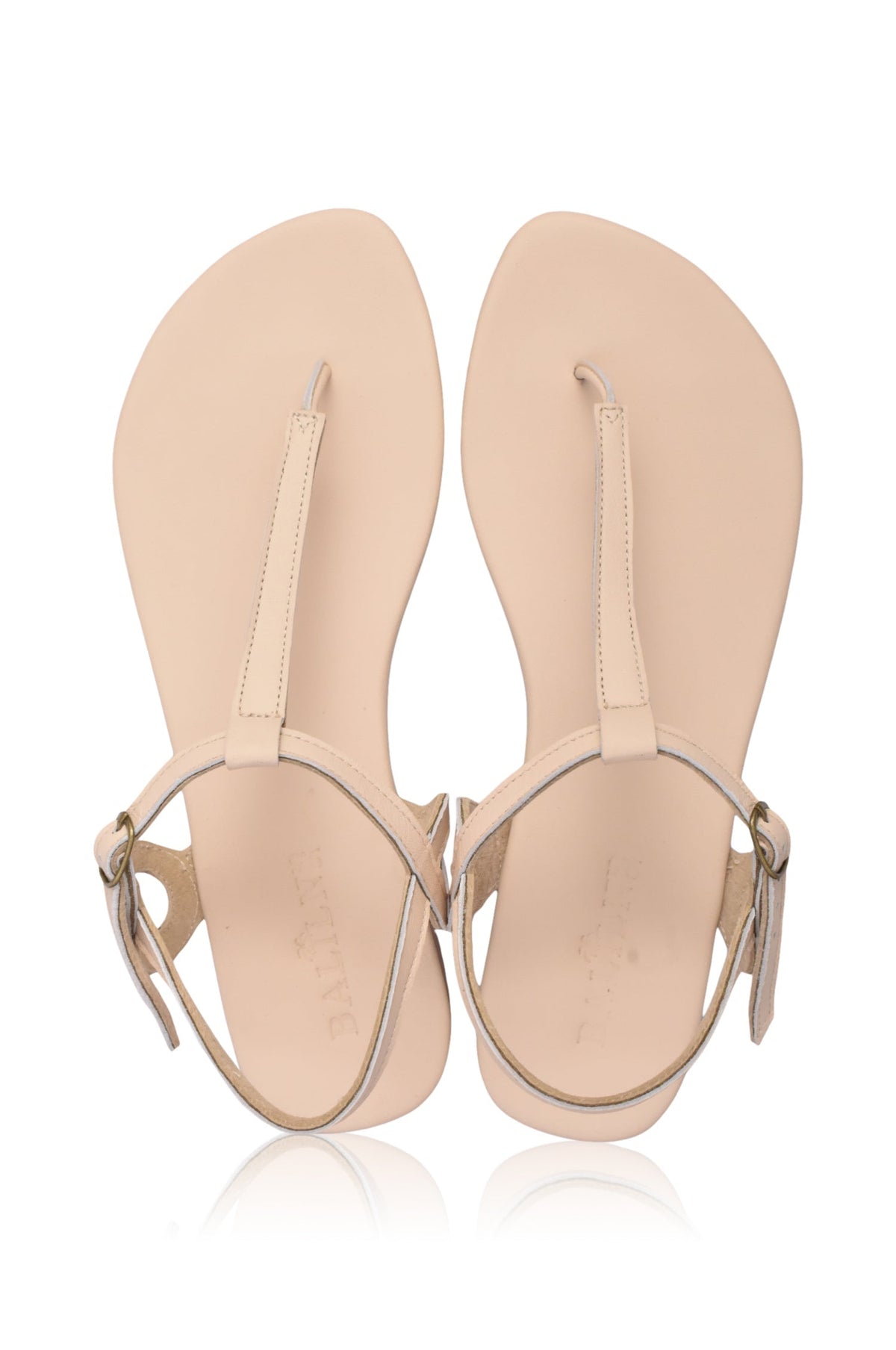 Rosalia T-strap Leather Sandals (Sz. 4, 8.5 & 9)-4