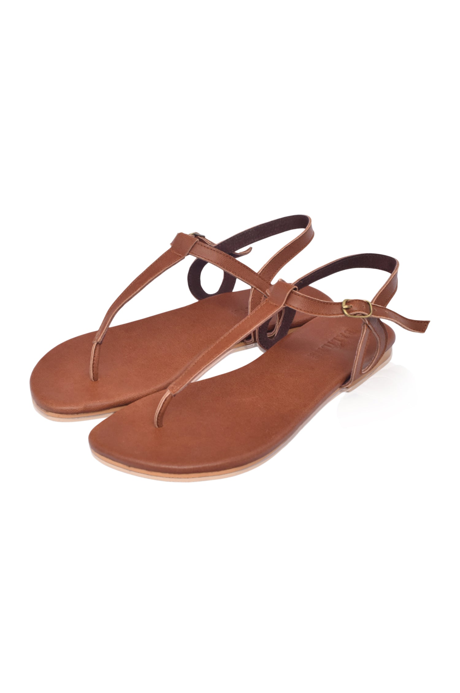 Rosalia T-strap Leather Sandals-3