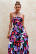 Roxane Halter Neck Midi Dress (Sale)-0