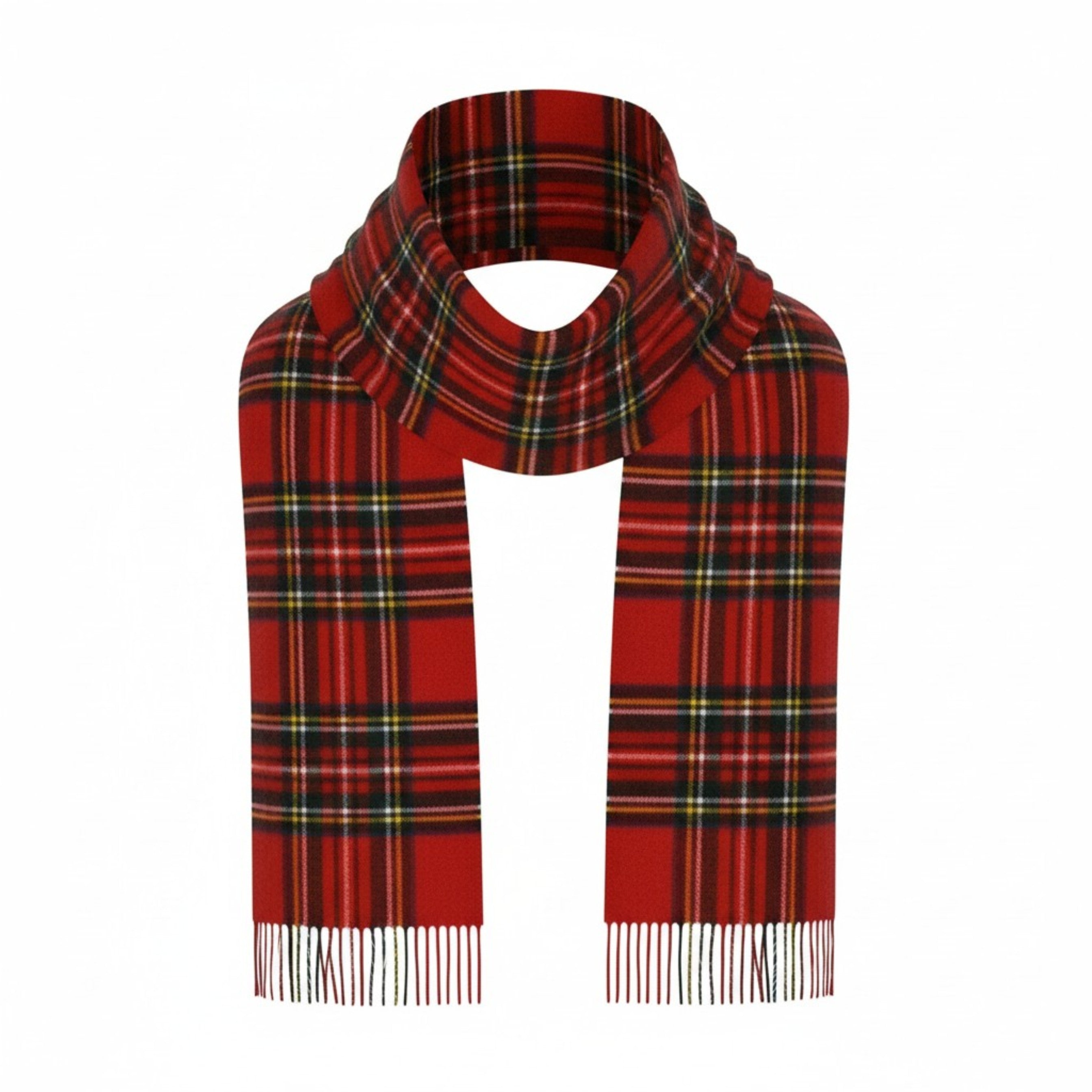 Royal Stewart Merino Scarf-3