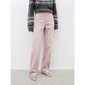 "Active Street" Retro casual fashionable colorful heavy washed slim all-match straight jeans-1
