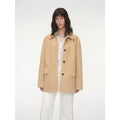 "Rembrandt Night" New Zealand imported lambskin perforated woven leather jacket spring-5