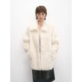 "Autumn Exclusive" Imported Tuscan sheepskin short lapel fur coat-5