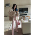 Wanderer Island Imported Tuscan Sheepskin Coat-5