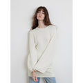 "Autumn Sweet Cheese" merino wool fashionable waist slimming trumpet sleeve sweater for women-1