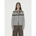 "Autumn on Fair Isle" Australian 17.5 micron machine washable merino wool jacquard sweater-1
