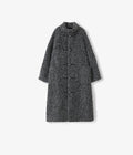 "Parisian Affair"Circle Long Fur Toggle Coat for Women-5