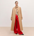 "Fragrant Moment" Trench Coat for Women, New Style, Mid-Length for Petite Figures, High-End British Style Overcoat-5