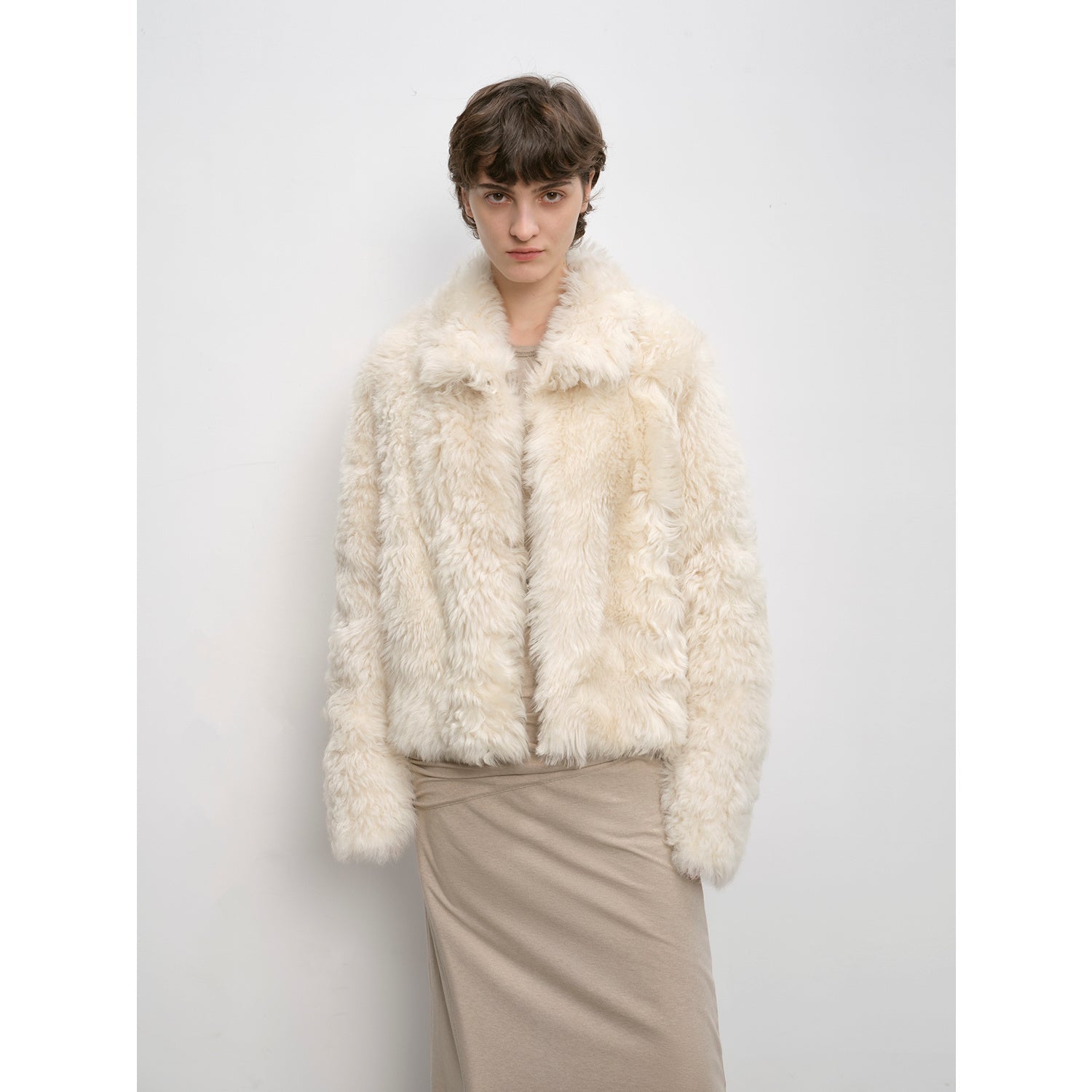 Blackmoon Berlin Soft Warm Short Lapel Tuscan Wool Sheepskin-0