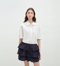 "Sea Salt & Sugar" cotton short-sleeved shirt-5