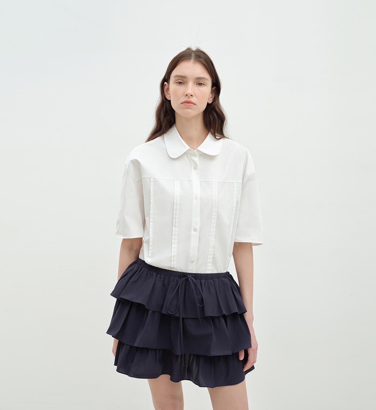 "Sea Salt & Sugar" cotton short-sleeved shirt-5