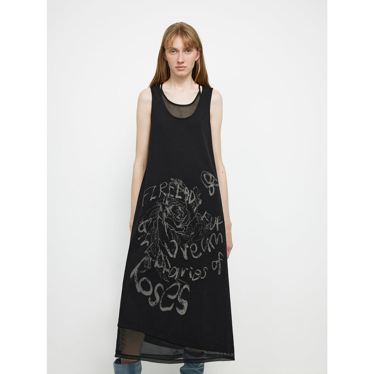 Alphabet Game Original Printed  Vest Dress-3