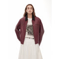 “Light Chaser” High Street Casual New Zealand Imported Wide Shoulder Genuine Leather Workwear Jacket Leather Jacket Autumn-5