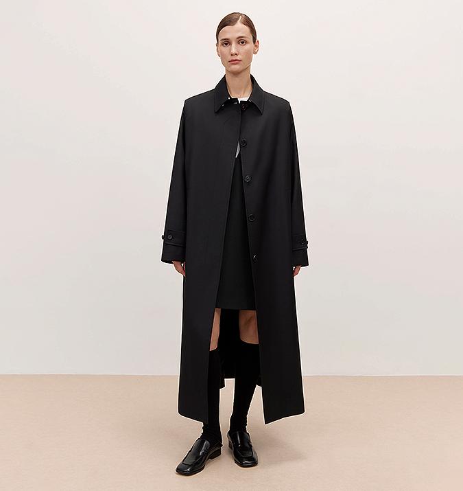 "Fragrant Moment" Trench Coat for Women, New Style, Mid-Length for Petite Figures, High-End British Style Overcoat-6