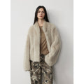 Practical Wearism Casual Urban Drop Shoulder Stand Collar Tuscan Sheepskin-4