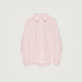"Spring and Summer Prank" Tencel jacquard striped long-sleeved shirt jacket women's loose top-4