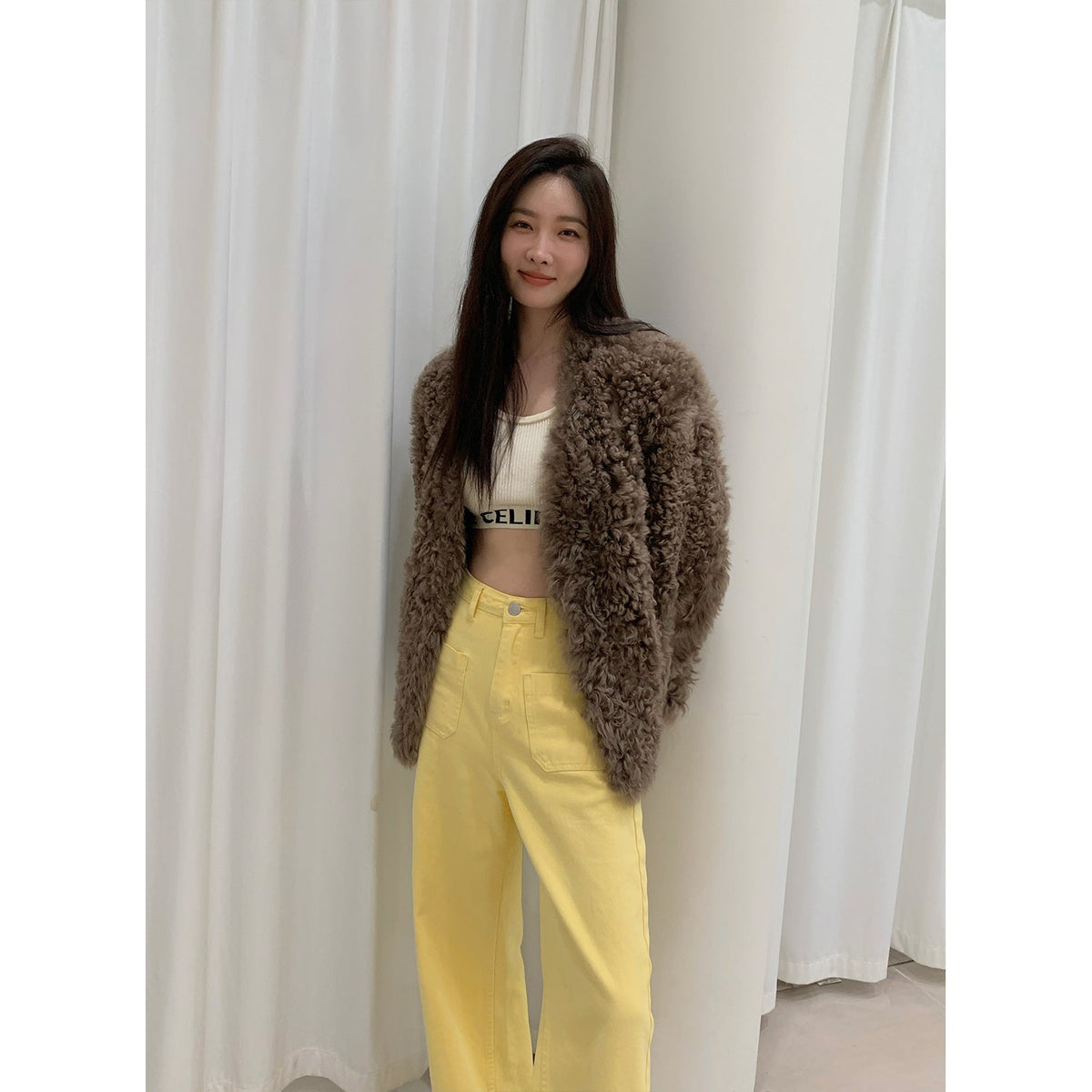 Wanderer Island Imported Tuscan Sheepskin Coat-6