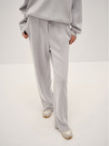 "Winter Morning Sunshine" French Lazy Style Wool Blend Design Loose Slimming Knit Casual Pants for Women-1
