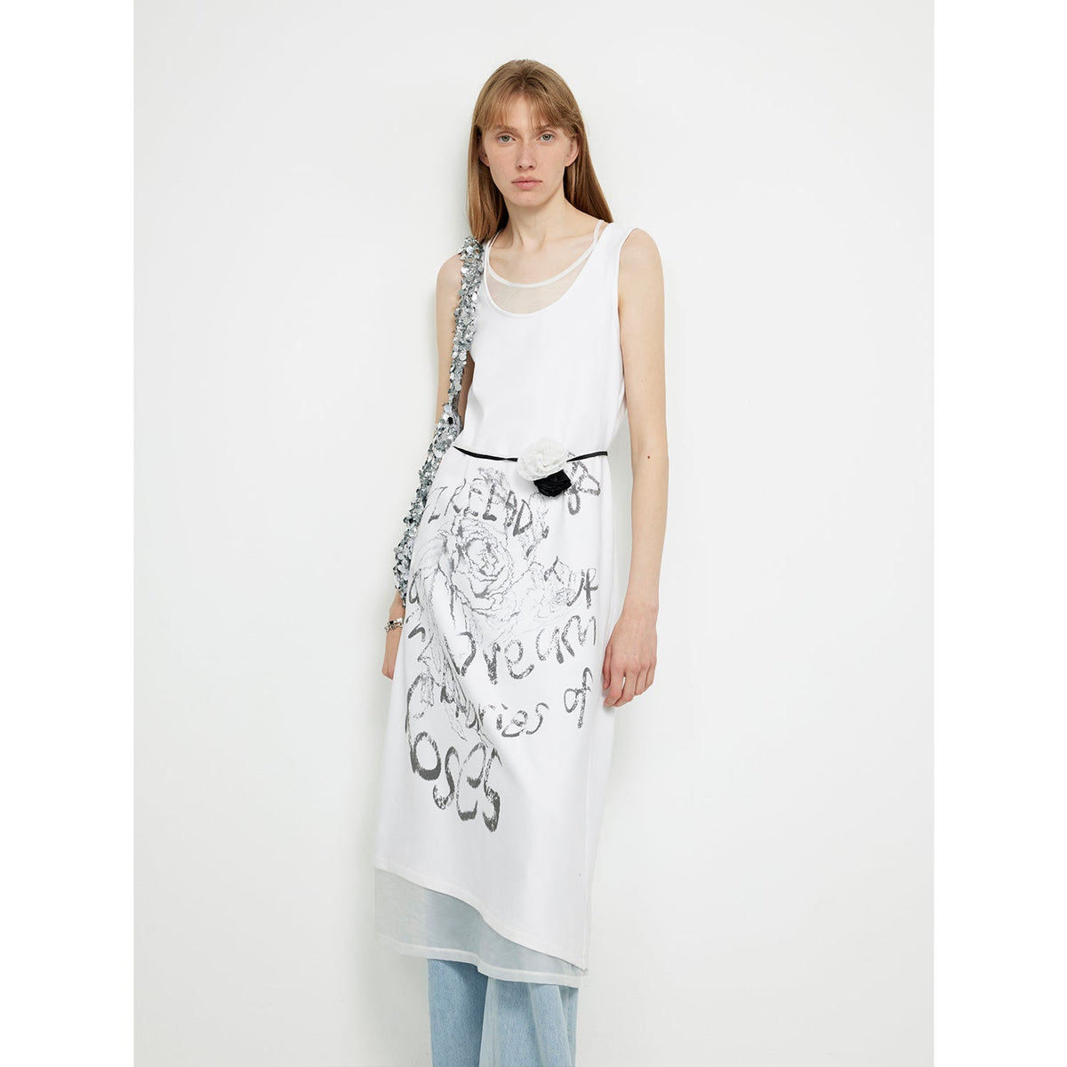 Alphabet Game Original Printed  Vest Dress-1