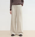 "Leisure Moments" classic low-waisted loose casual straight pants exquisite fashion sense casual pants for women-1