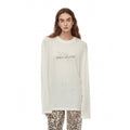 Classic all-match printed round neck slightly loose slim fit draped long sleeve T-shirt-4