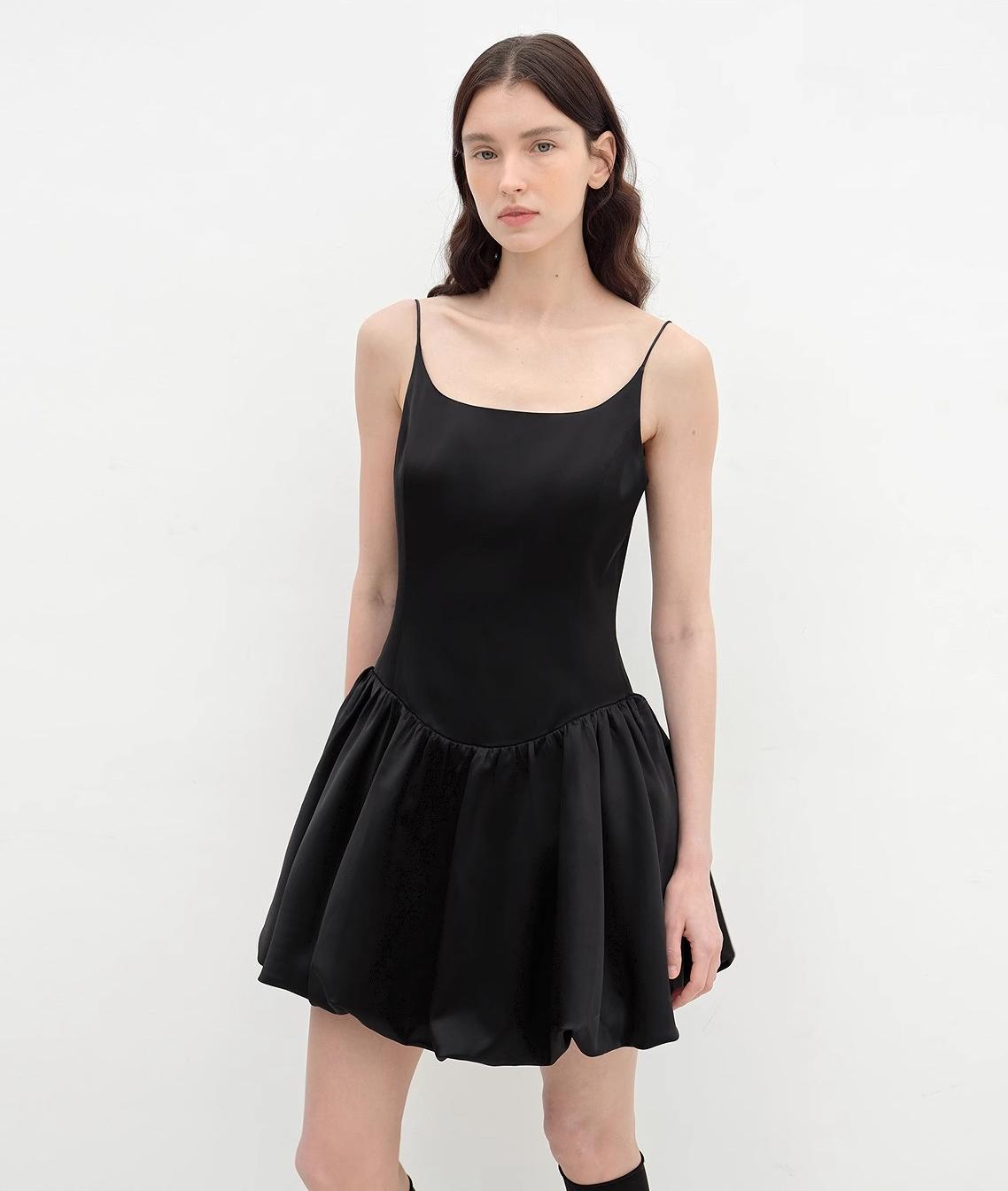 "Ballet" Acetate Satin Luxury Slip Dress-4