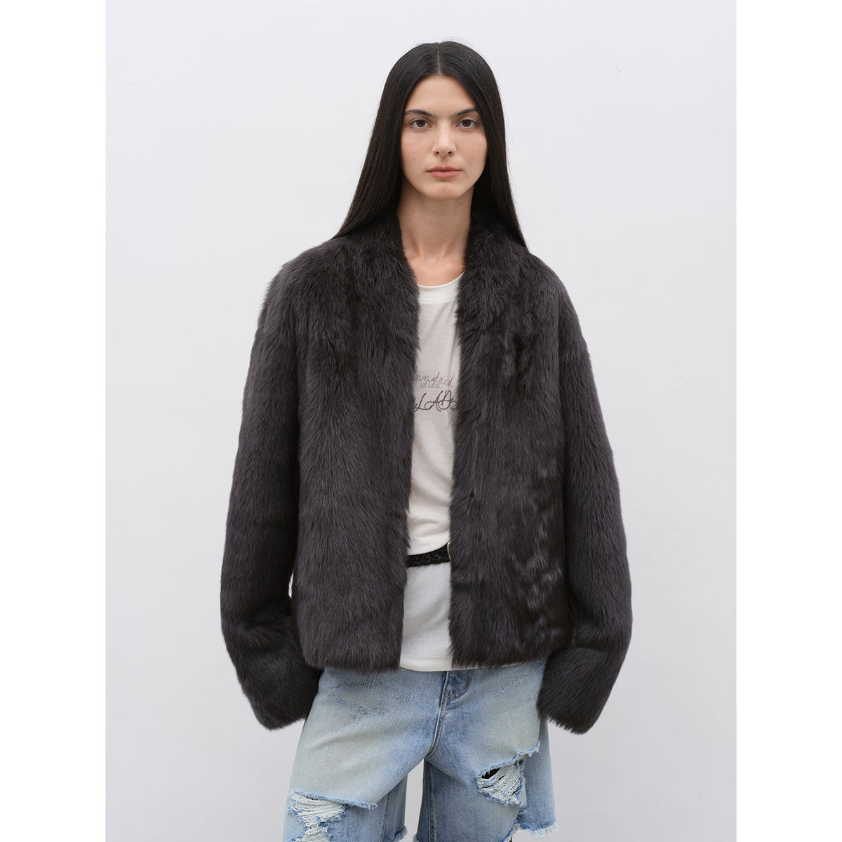 Practical Wearism Casual Urban Drop Shoulder Stand Collar Tuscan Sheepskin-8