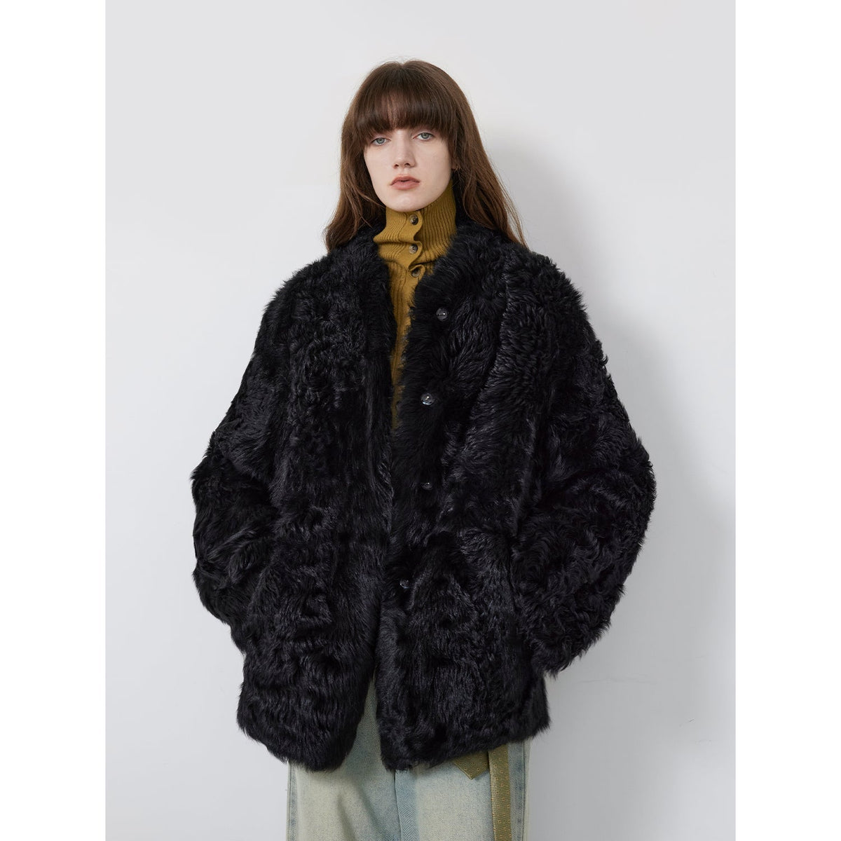 Morning Mist Fairy Tuscan Sheepskin Coat-9
