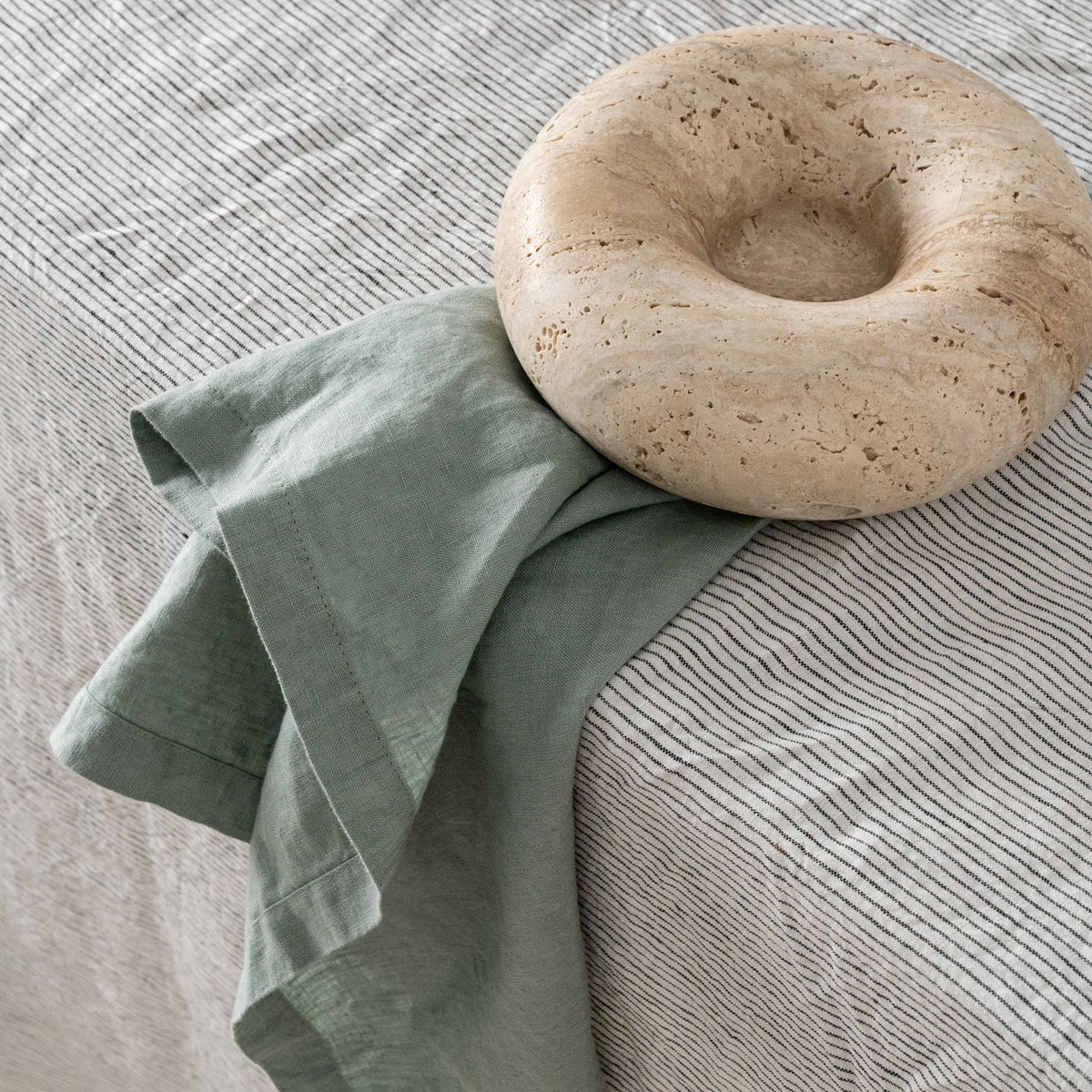 Sage Linen Napkin Set-2